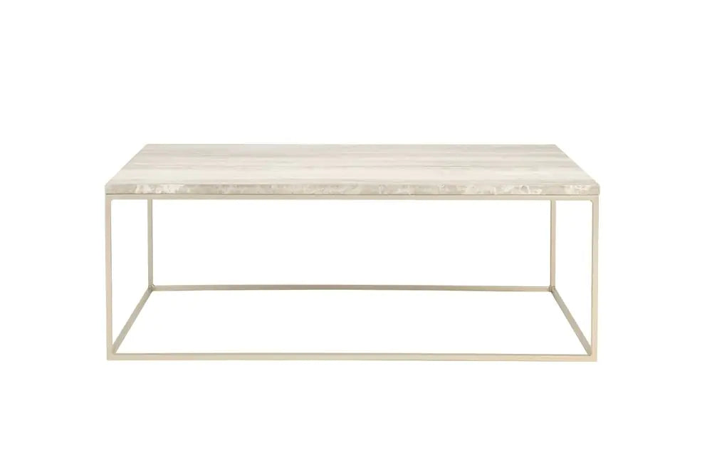 Marble Coffee Table STRAY with iron base