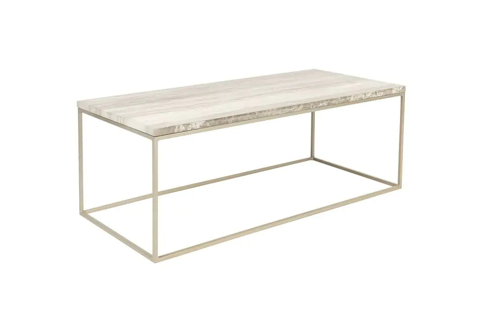 Marble Coffee Table STRAY with iron base