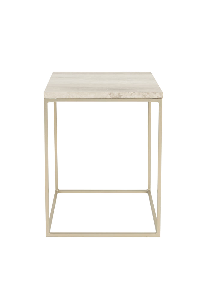 Stray Side table made of marble 