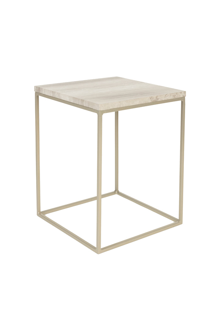 side shoot of Stray Side table made of marble