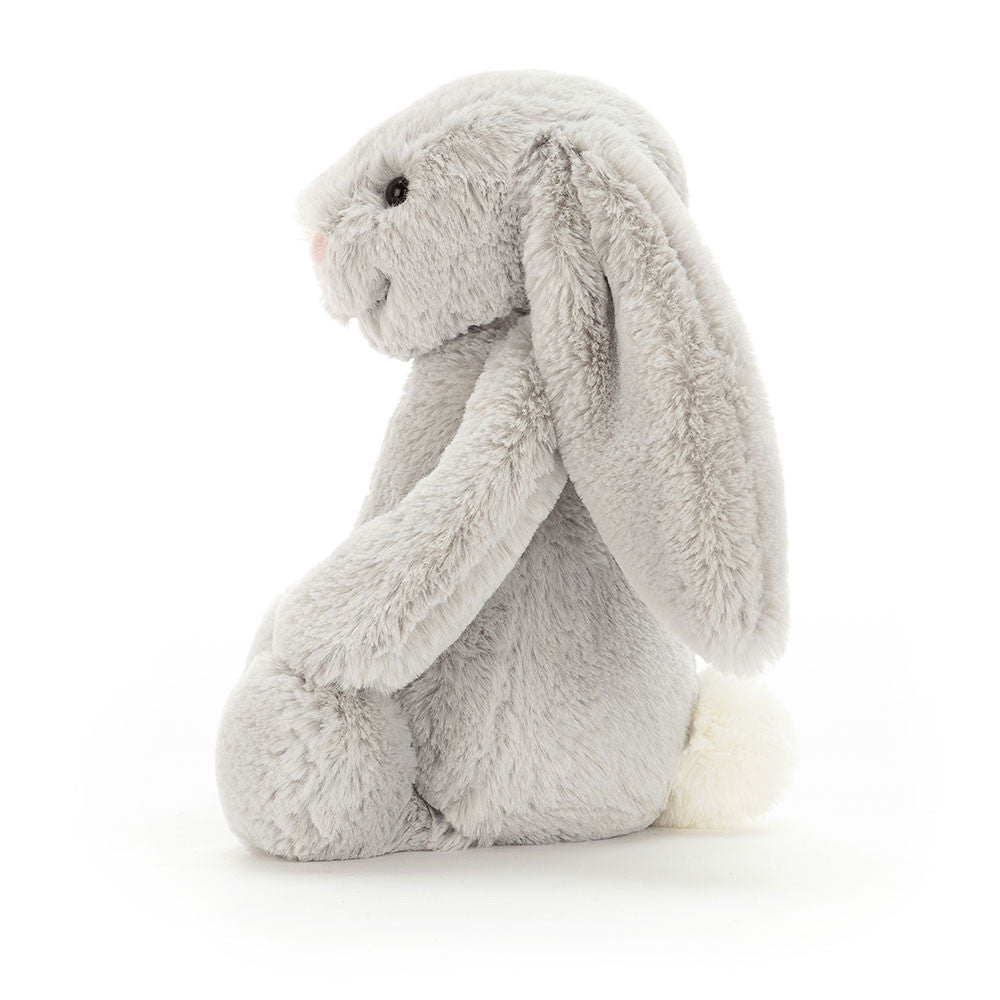 In Bashful Silver Bunny’s warren, everything is silver! Their soft bed, their teapot, even their tea is Earl Grey! But it’s such a pretty colour, it’s understandable. Their cuddly silver tummy is deliciously soft and their long lop ears are too fluffy not to tickle!