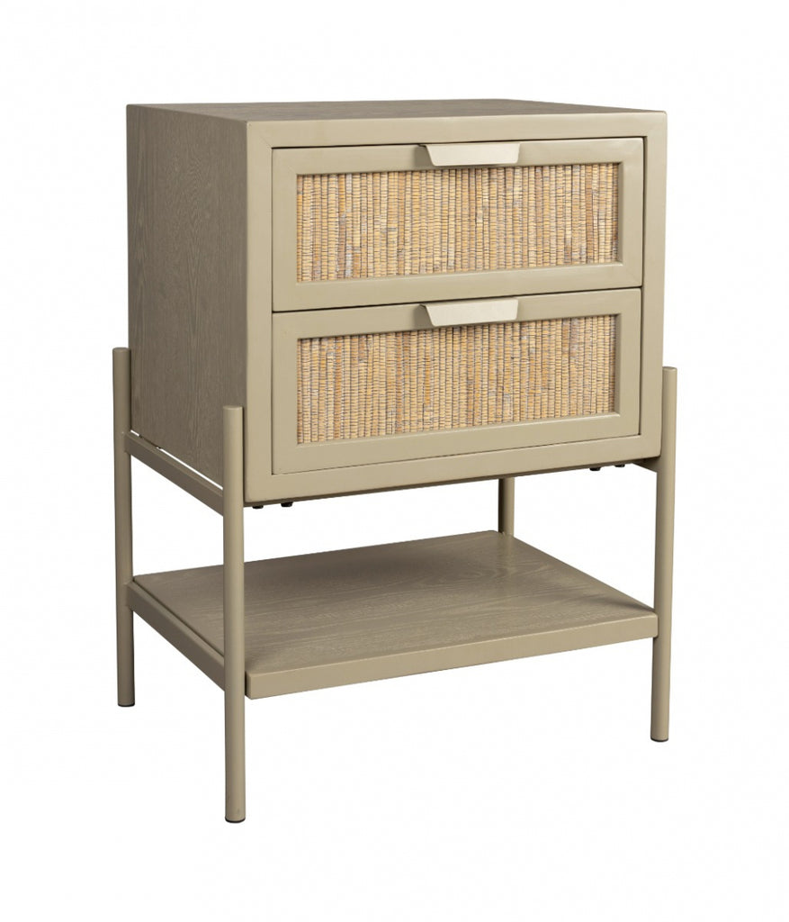 Want to transform your interior into a warm space where you can relax? If so, the Dutchbone Yasu series will soon bring the atmosphere you're looking for into your home. The furniture in this series has a pleasing, natural look. This is thanks to the matt finish and the rattan-effect doors and drawers. This also ensures that your things are neatly stored out of sight, which instantly makes your interior look tidier and calmer. Something else to note is that the iron base has the same colour and finish as th