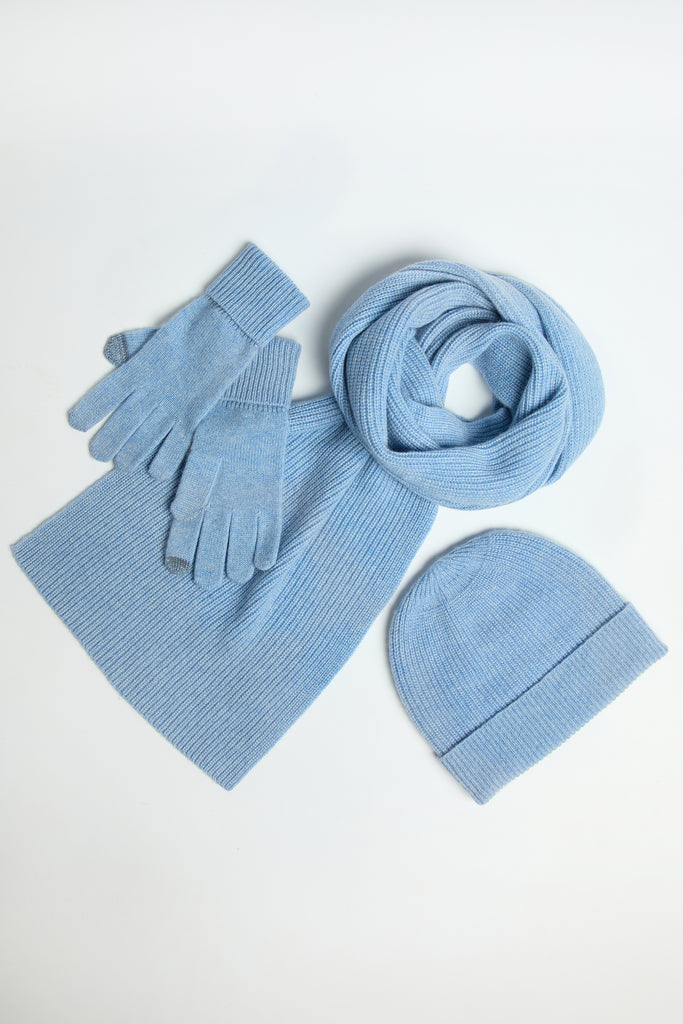 Foxford Cashmere Cosy Bundle in Blue