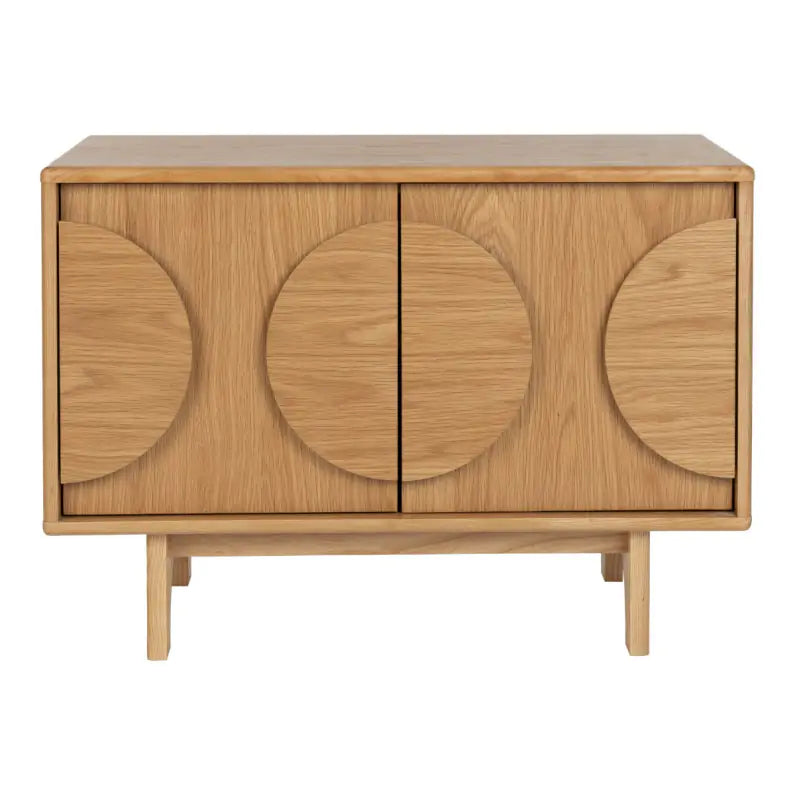 Make a statement with the one-of-a-kind design from Groove.&nbsp;  Enjoy generous storage space without compromising on style with Groove. Highlighted by round wooden elements on the doors and graceful round-shaped legs for a unique touch. Groove is the perfect fusion of style and functionality; it complements any space effortlessly.